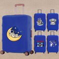 thumbnail image 2 of Luggage Cover Scratch Resistant Trolley Protective Cases Astronaut Print Travel Accessory Covers Apply To 18-32 Inch Suitcase 8astronaut008 S (18-21inch), 2 of 6
