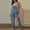 Blue, variant on LOVZFMLL Women's Jumpsuit, Spring/Summer Casual Comfortable Multi-Pocket Denim Overalls Blue, M