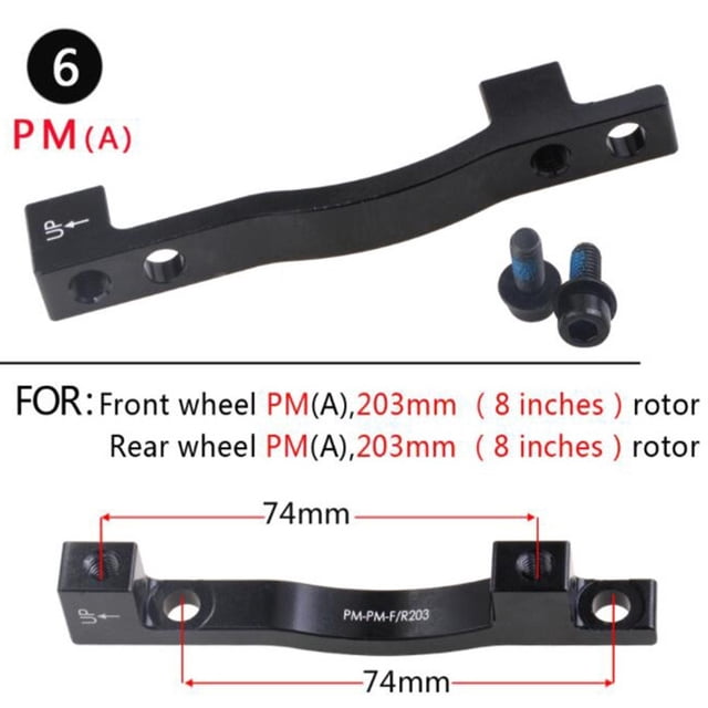 MTB Brake Disc Bracket IS PM A B to PM Brake Adapter For 140 160 180 203mm Rotor