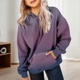 thumbnail image 4 of MIASHUI Girls Sweatshirt Tops Gradient Long Sleeve Oversized Hoodies Pullover,Grey,5-6 Years, 4 of 7