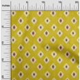 thumbnail image 2 of oneOone Viscose Jersey Lime Green Fabric African Aztech Craft Projects Decor Fabric Printed By The Yard 60 Inch Wide, 2 of 4