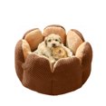 thumbnail image 3 of LSLJS Chien Rond Cat Hiver Chaud Sac de Couchage Long Peluche Doux Lit pour Animal Lit Apaisant, 3 of 5