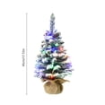 thumbnail image 3 of Tabletop Christmas Tree With Light String Christmas Party Decoration Artificial Christmas Tree For Christmas Desktop Window Walkway Decoration Indoor Home Party, 3 of 6