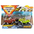 thumbnail image 1 of Monster Jam, Official Wonder Woman vs. Avenger Color-Changing Die-Cast Monster Trucks, 1:64 Scale, 1 of 5
