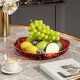 thumbnail image 1 of Fruits Assiette à en Plastique 24 cm Assiette à Fruits Rouge pour Table Basse de Salon Plat de Service pour Bonbons et Collations Assiette de Présentation Exquise pour la Maison (1 Pcs) Rkxzt, 1 of 8
