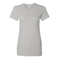 thumbnail image 1 of Women’s Fine Jersey Tee, 2XL, New Silver, 1 of 3