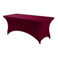 thumbnail image 1 of Stretchable Polyester Rectangle Table Cover for Outdoor Events – Elastic Fitted Design for Parties Weddings Banquets and Gatherings – Table Protector, 1 of 6