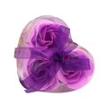 thumbnail image 2 of Vrorvz 3 Pack Scented Rose Flower Soap Set Suit for Weddings and Parties High Grade Bath and Body Gift Includes 9 Scented Soap Roses in Heart Shaped Box Suit for Hand Wash, 2 of 2