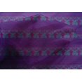 thumbnail image 4 of oneOone Cotton Silk Fabric Chevron & Swirl Block Printed Craft Fabric BTY 42 Inch Wide, 4 of 4