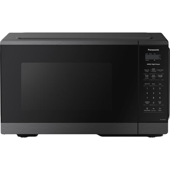 Micro-ondes compact Panasonic de 0,9 pi³, 900 W, en acier inoxydable, NNSB44QSC