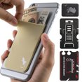 thumbnail image 1 of Gecko Travel Tech Phone Wallet - Stick On Card Holder Wallet for Cell Phones - Adhesive Card Pocket - BEIGE, 1 of 6