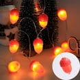 thumbnail image 1 of Aufmer 1 Pcs LED Pinecone String Lights, 78.74in Battery-Operated Holiday Garland for Fireplace(Multicolor), 1 of 9