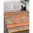 thumbnail image 2 of Ahgly Company Tapis d'Intérieur Rectangulaire Abstrait Rouge Tapis de Zone Abstrait, 7 Pieds x 9 Pieds, 2 of 6