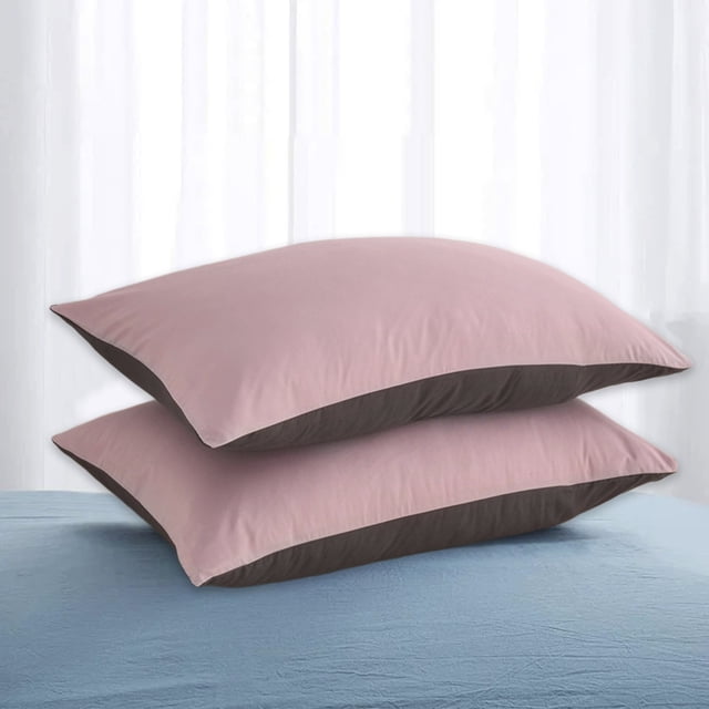 Jpxdew 2 Pack Pillow Covers 19x29in,Cotton Envelope Closure Shams Standard Size Home Decor