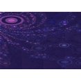 thumbnail image 1 of Ahgly Company Machine Washable Indoor Rectangle Transitional Purple Amethyst Purple Area Rugs, 2' x 4', 1 of 7