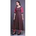 thumbnail image 3 of Bimba Anarkali Long à Imprimé pour Femmes Tunique Ethnique Indienne Décontractée, 3 of 6