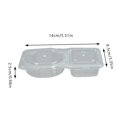 thumbnail image 3 of WIFKLSIIPG Double Compartment Condiment Container Double Condiment Containers with Lids 2 Compartment Snack Containers Double Compartment Snack Containers for to Go Sampling Travel, 3 of 5