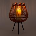 thumbnail image 5 of Truu Design Decorative Bamboo Floor Candle Holder with Legs, 5 of 5
