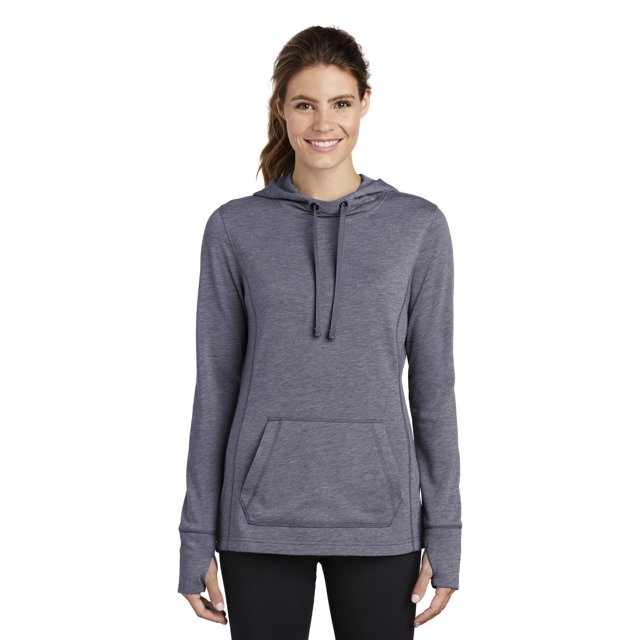 Sport-Tek Pull à Capuche Femme à Trois Plis et Mèches