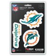 thumbnail image 1 of Pro Mark Autocollants Miami Dolphins - Lot de 3, 1 of 1