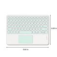 thumbnail image 3 of HLONK Clavier Bluetooth Design à Cap Rond Clavier Sans Fil Portable avec Pavé Tactile pour Tablette PC Android / Accessoires Électroniques en Solde pour Votre Vie Heureuse (Rose), 3 of 5