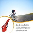 thumbnail image 4 of ZLight Vélos Selle Multicolore Artisanat Mise à Niveau Accessoires Résistant à l'Usure Pignon Fixe Coussinet de Cyclisme Course Route Pièce de Rechange Rouge, 4 of 6