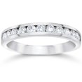 thumbnail image 1 of 1/2ct 14K White Gold Diamond Wedding Guard Ring Band, 1 of 2