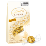 Lindt LINDOR White Chocolate Truffles, 150-Gram Bag