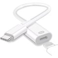 thumbnail image 1 of USB C to Lightning Headphone Audio Adapter, Type C Lightning Earphone Male to Female Converter with Charge/Data Transfer, Compatible with iPhone 17/16/15 Plus/Pro/Max, iPad Pro/Air 4/5/6, MacBook, 1 of 7