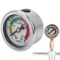 thumbnail image 3 of Portable Stainless Steel Pump Gauge, Diving Manometer, 0-40 MPa For Diving Manometer Measure Pressure Measuring Diving Equipment, 3 of 8