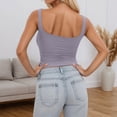 thumbnail image 5 of Women's Sleeveless Layering Tank Top for Everyday Wear Casual Summer Basic Stretch Fit Inner Layering, 5 of 5