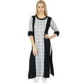 thumbnail image 1 of Bimba Kurti en Rayonne pour Femmes, Manches 3/4, Kurta Blouse Décontractée Ethnique Indienne, 1 of 4