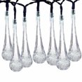 thumbnail image 1 of 30 LED Water Drop Solar Powered Party Fairy Waterdrop String Outdoor String Lights for Patio Garden Yard Home Party, 1 of 5