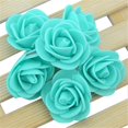 thumbnail image 2 of 100Pcs Mini Handmade Bubble Foam Rose for Wedding Home Decor Scrapbooking Flower Craft Wreath Accessories New, 2 of 2