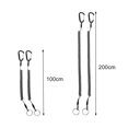 thumbnail image 4 of Anti-lost Rope Retractable with Keyring Carabiner Theftproof Coiled Spring Fishing Pliers Anti-lost Safety Lanyard Outdoor Accessories, 4 of 11