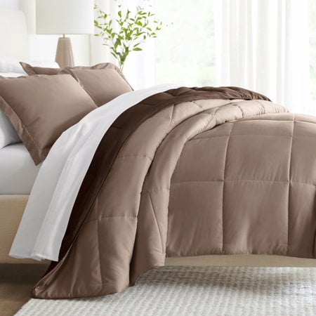 Linen Market Reversible Queen Comforter Set (3 Piece) - Bring Luxury Home With Our Soft & Lightweight Down Alternative Comforters Queen Size - Queen Bed Set Includes Your Comforter & 2 Pillow Shams