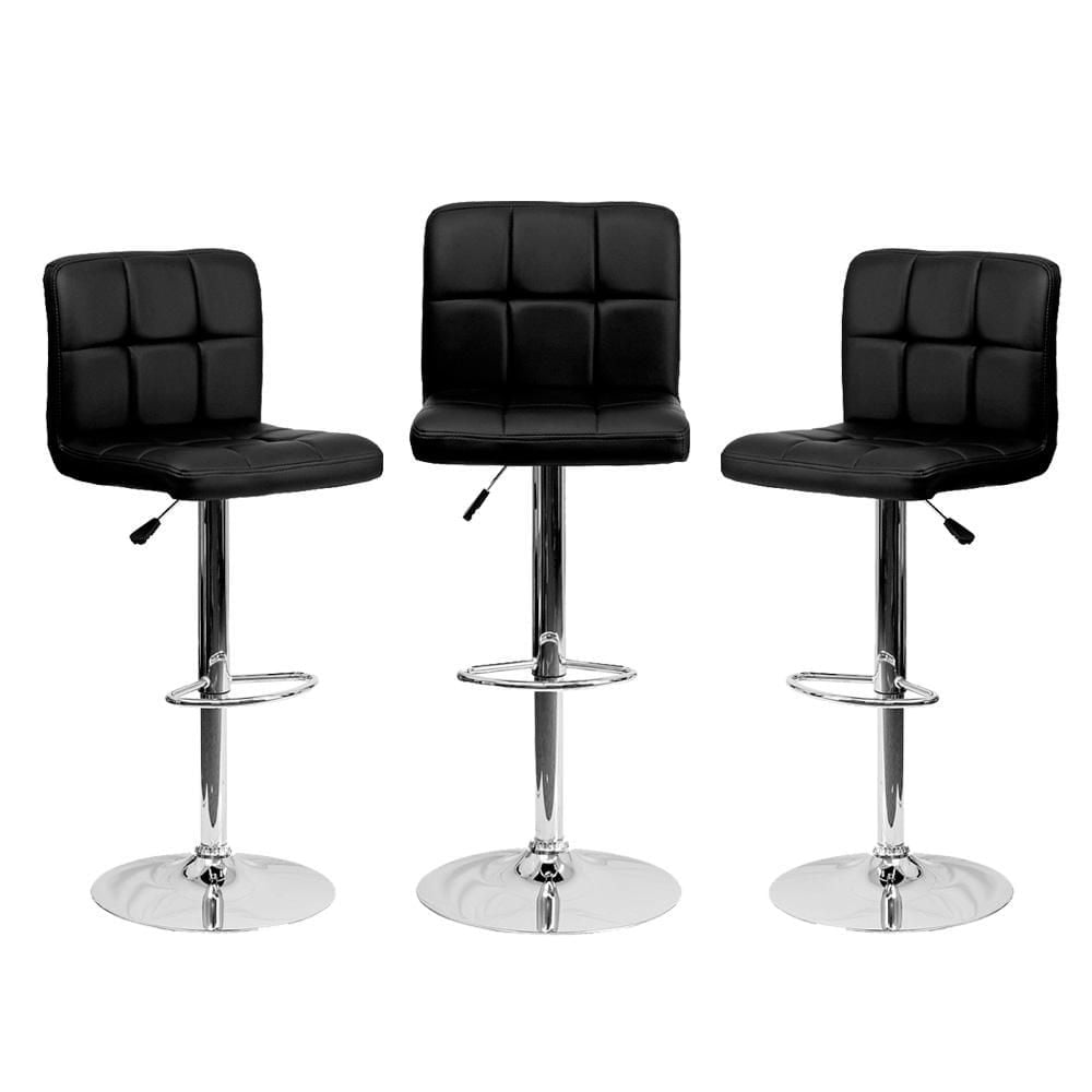 Tabouret réglable en cuir de la collection Heavenly LOT DE 3
