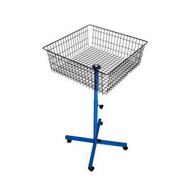 jinwen Ball Storage Stand Table Tennis Ball Container 4 Wheels Universal Iron Mesh Ball Basin for Outdoor Training Storage 200 Balls