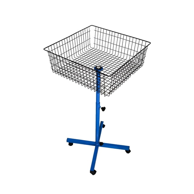 jinwen Support de Rangement pour Balles Conteneur de Balles de Tennis de Table 4 Roues Bassin de Balles en Maille de Fer Universel pour Entraînement en Plein Air 200 Balles