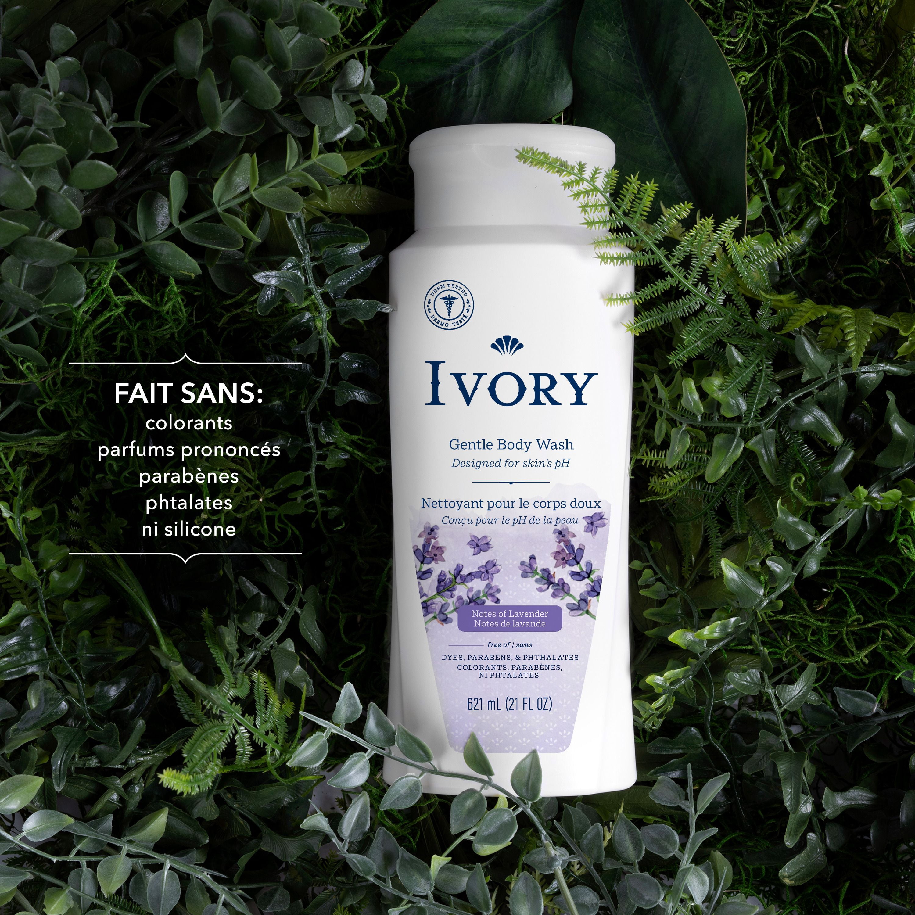 Ivory Nettoyant pour le Corps Doux, Notes d'Aloès