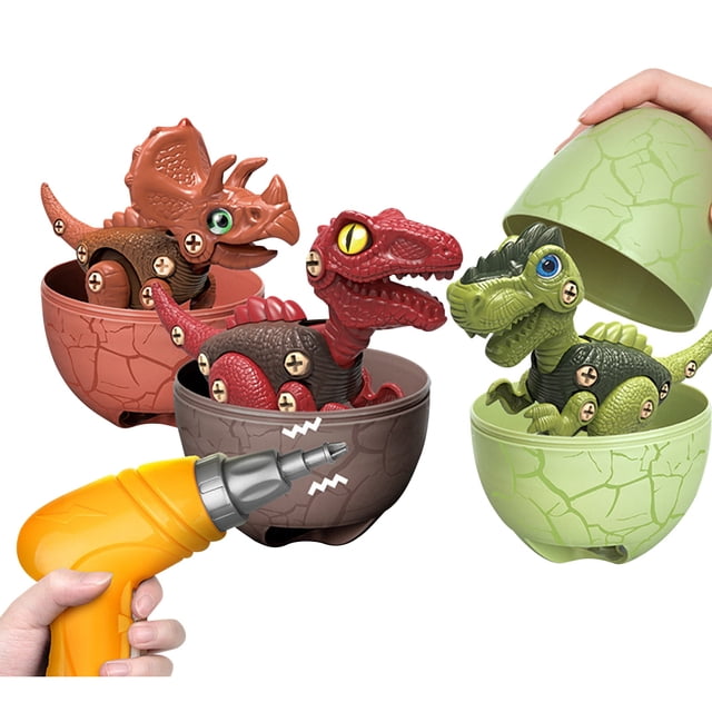 Bangcool Take Apart Dinosaur Toy Set Creative DIY Dinosaur Building Toy with Screwdriver