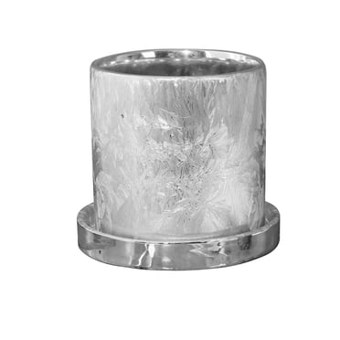 Flower Pot Breathable Ceramic Plant Pot Gardening Planter for Home Decor without Tray 4.33'' x 4.33''