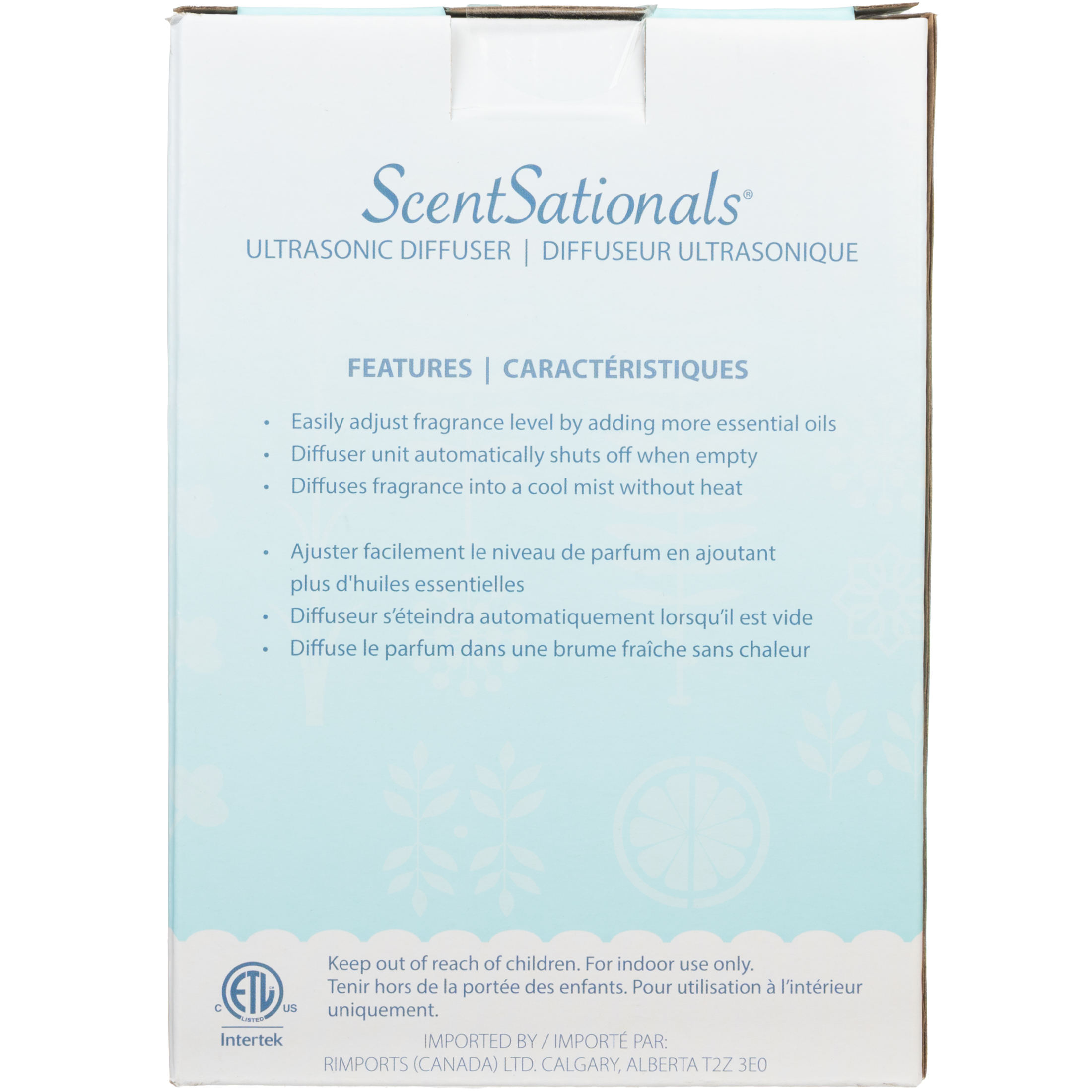 Diffuseur 100 mL ScentSationals - Porter