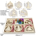 thumbnail image 1 of XZNGL DIY Christmas Decoration Gift Set Jiugongge Wooden Box, 1 of 2
