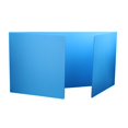 thumbnail image 4 of Flipside FLP1927224 Premium Carrel d'Étu - Bleu - Lot de 24, 4 of 4