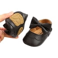 thumbnail image 4 of Fortune Newborn Girl Princess Shoes First Walker BowKnot Solid Soft Sole Shoes, 4 of 6
