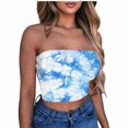 thumbnail image 2 of Tube Tops, Womens Printed Strapless Yoga Exercise Chest Wrap Pullover, 2 of 4