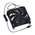 thumbnail image 1 of ZheElen Office USB Powered Cooling Fan Living Room Bedroom TV Box Computer Router Strong Wind External Fan Accessories 8cm Type 1, 1 of 9