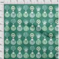 thumbnail image 4 of oneOone Cotton Jersey Sea Green Fabric Sea Shells Ocean Sewing Craft Projects Fabric Prints By Yard 58 Inch Wide, 4 of 4