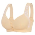 thumbnail image 1 of Soutien-gorge pour Femmes, Lingerie à Boutons devant avec Dos Nu, Confortable, Bretelles Ajustables, Sans Coutures, pour Tous les Jours, Convient à un Usage Décontracté à la Maison, Confort Toutes Saisons, sous-Vêtements Modernes, 1 of 7